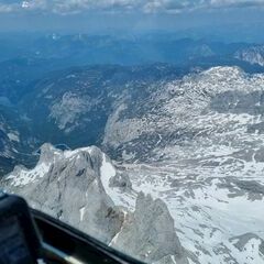 Flugwegposition um 11:11:59: Aufgenommen in der Nähe von Gemeinde Filzmoos, 5532, Österreich in 2840 Meter